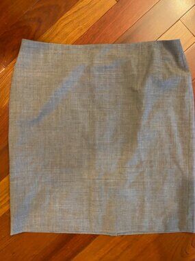 Talbot Women's Plus Size 16 Gray Pencil Wool Lined Skirt Classic Business Sexy